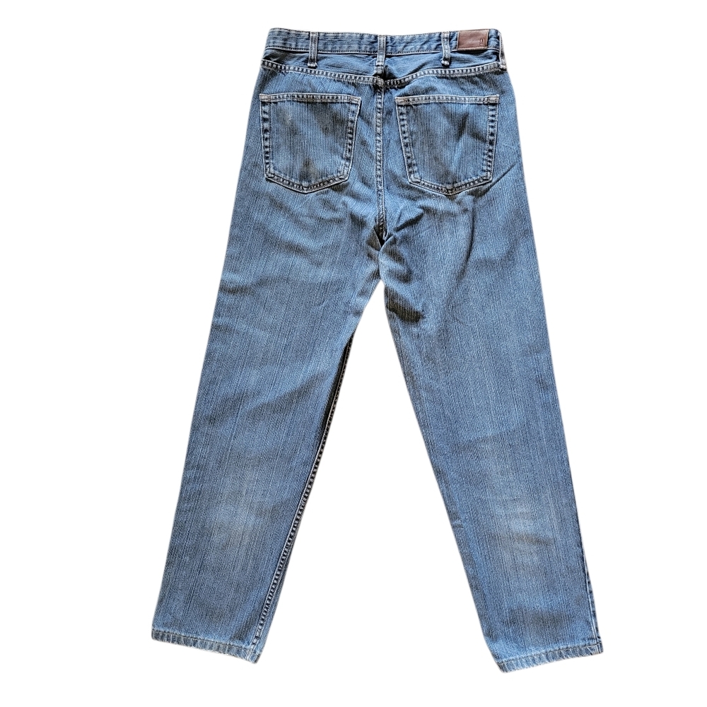 Lands End Bundle Of 3 Light Blue Men’s Straight-Leg Jeans - Picture 3 of 16